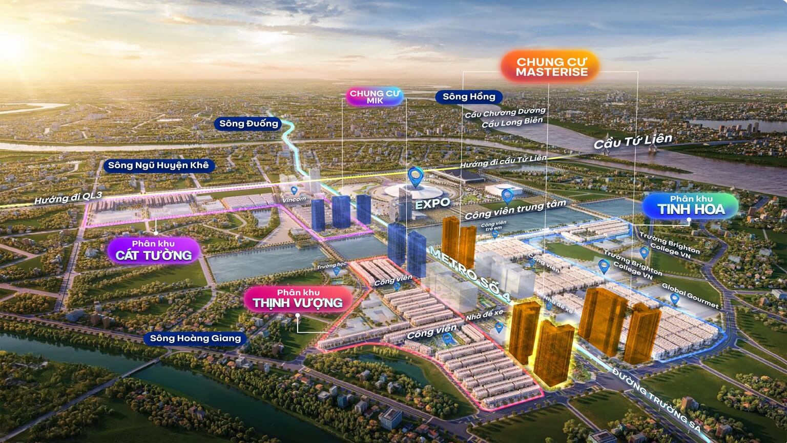 dự án masteri sky avenue đông anh