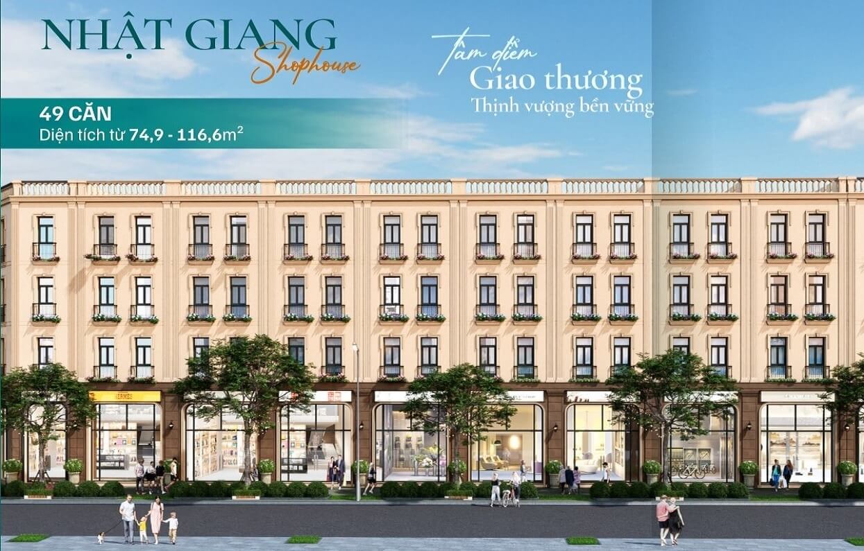 nhật giang shophouse dự án phú thị riverside gia lâm