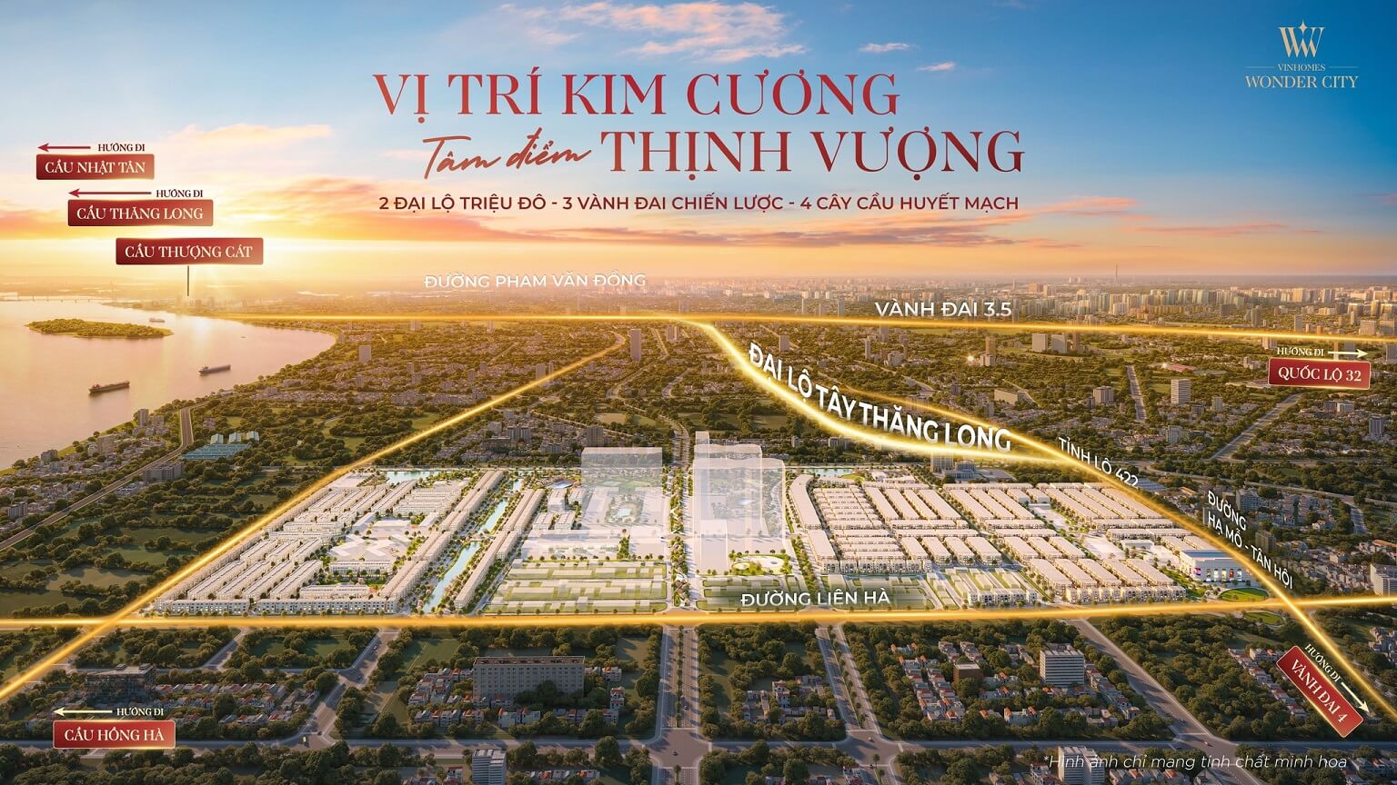 dự án vinhomes wonder city đan phượng