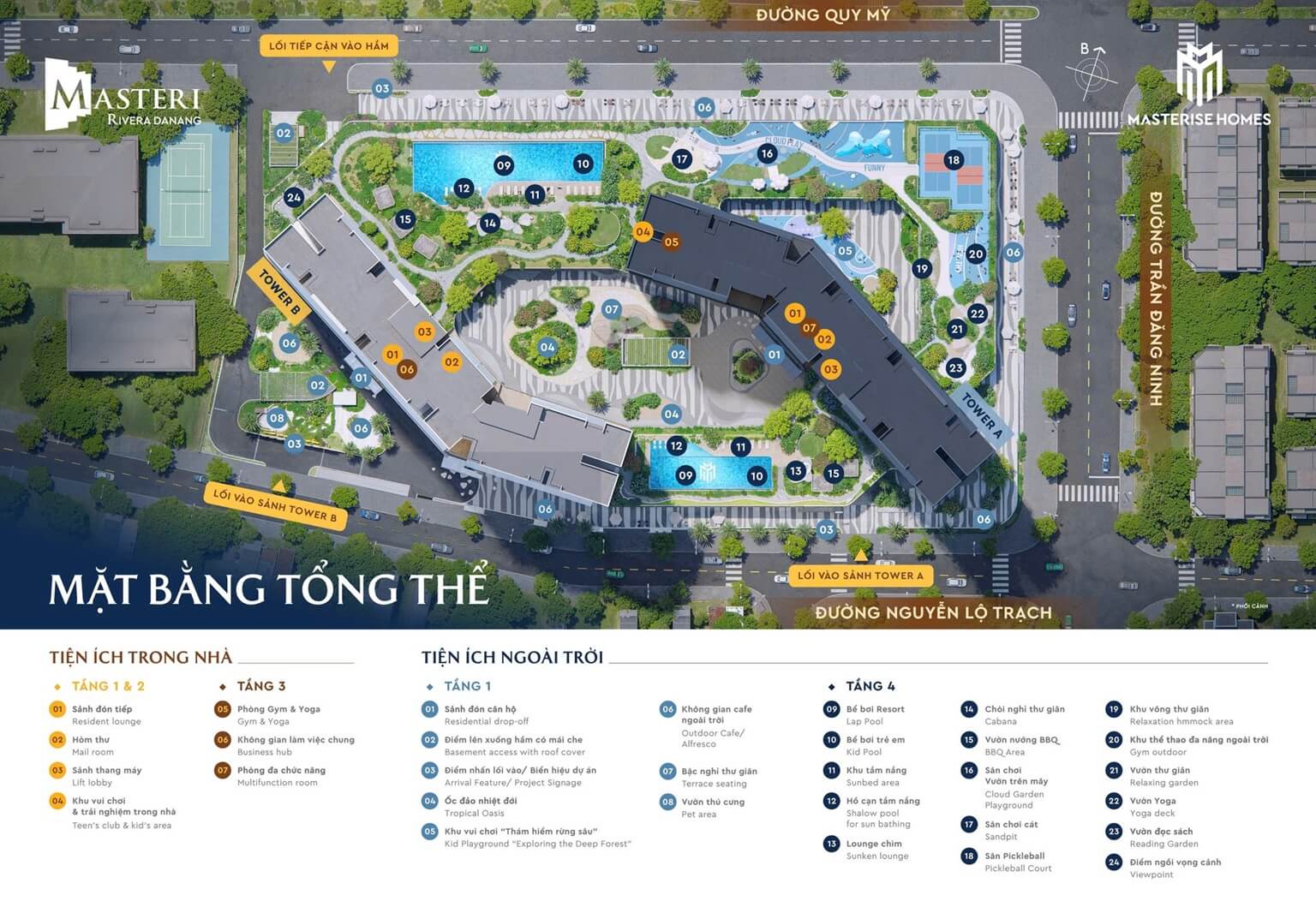 tiện ích dự án masteri rivera đà nẵng