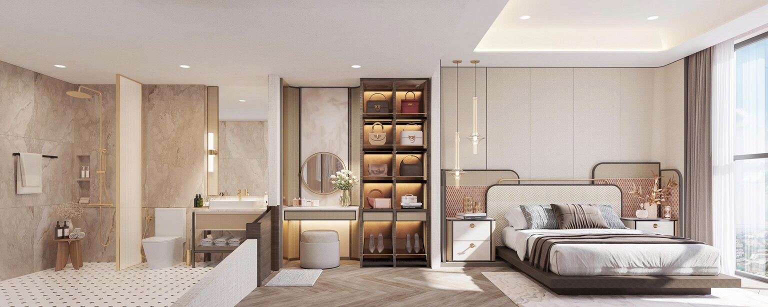 nội thất căn hộ long biên central