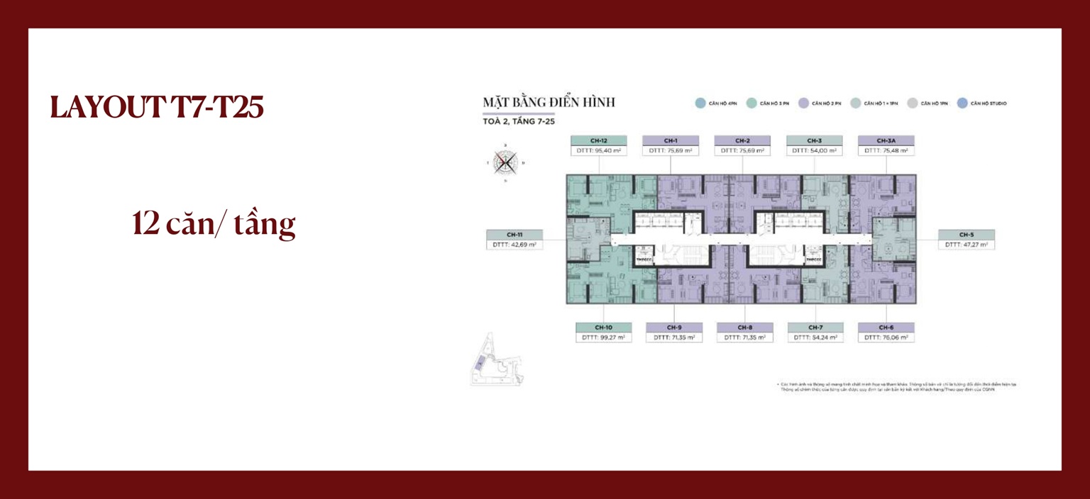 mặt bằng dự án sun feliza suites cầu giấy