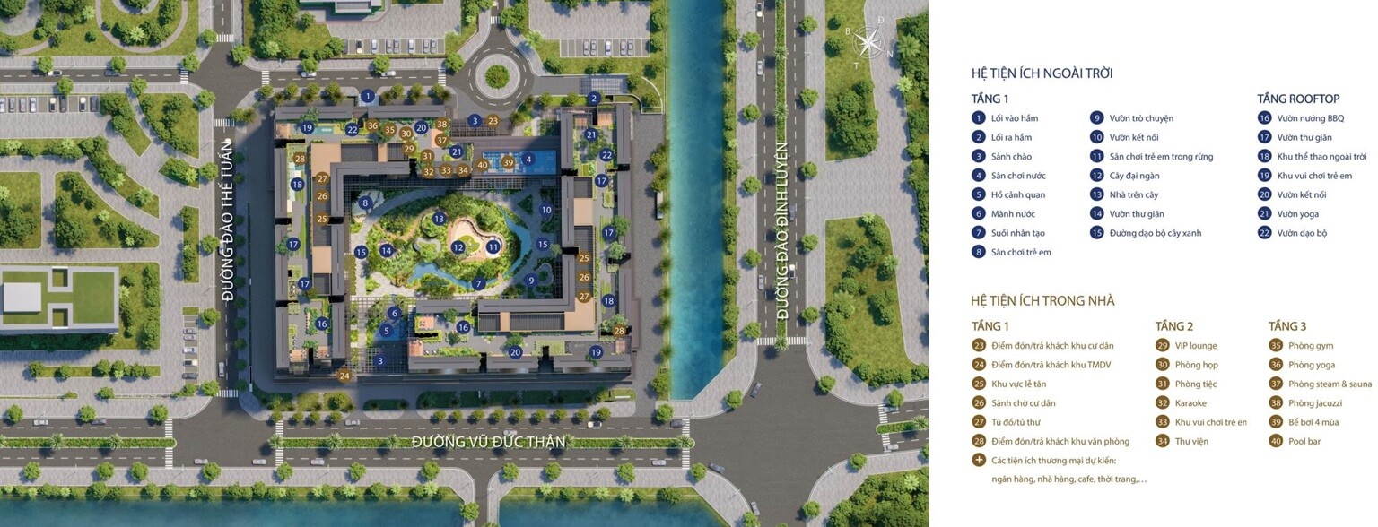 tiện ích dự án long biên central