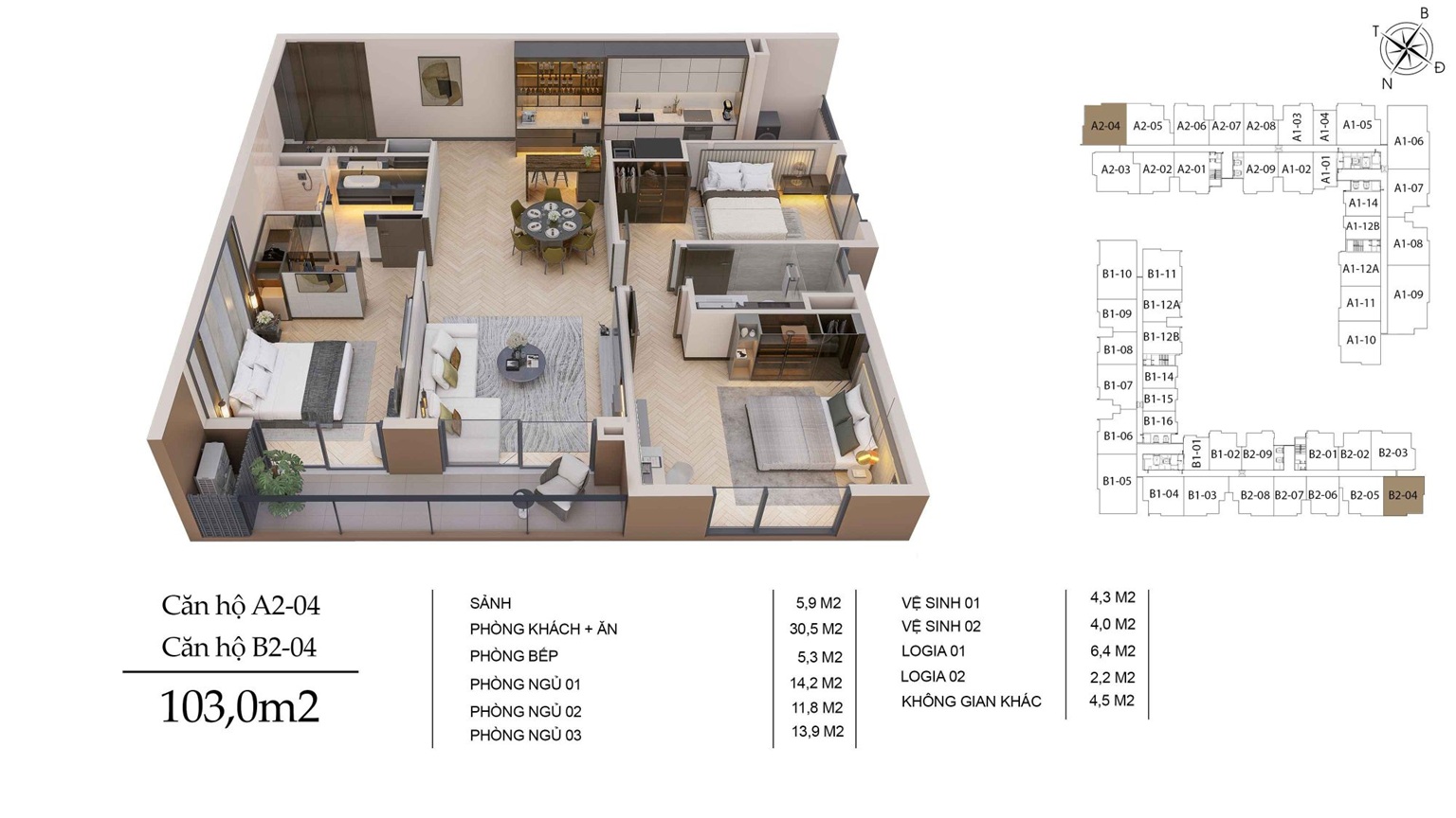 thiết kế căn hộ long biên central