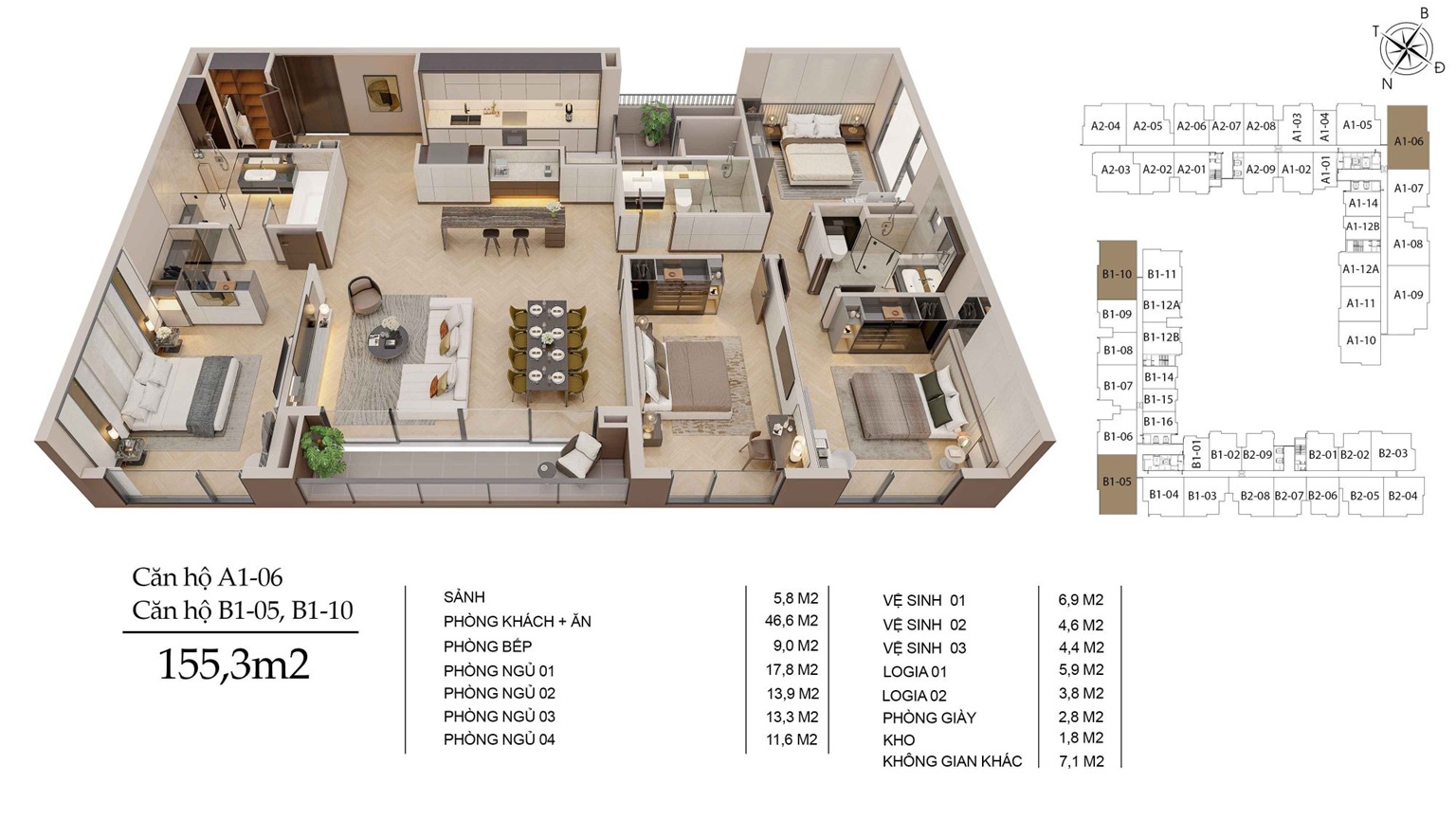 thiết kế căn hộ long biên central
