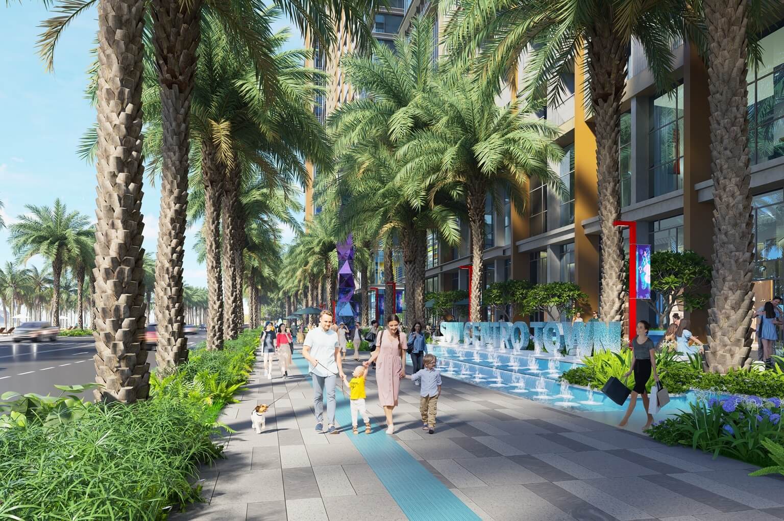 tiện ích dự án sun centro town bãi cháy hạ long